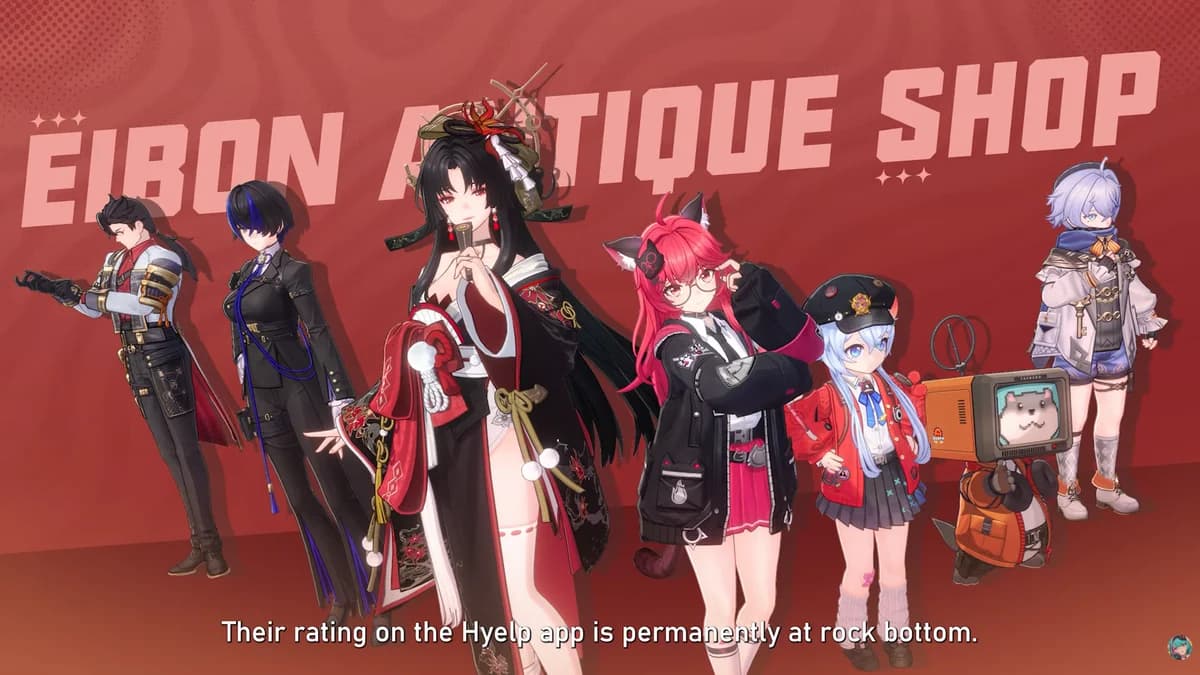 NTE Eibon Antique Shop faction — upcoming Espers Neverness to Everness