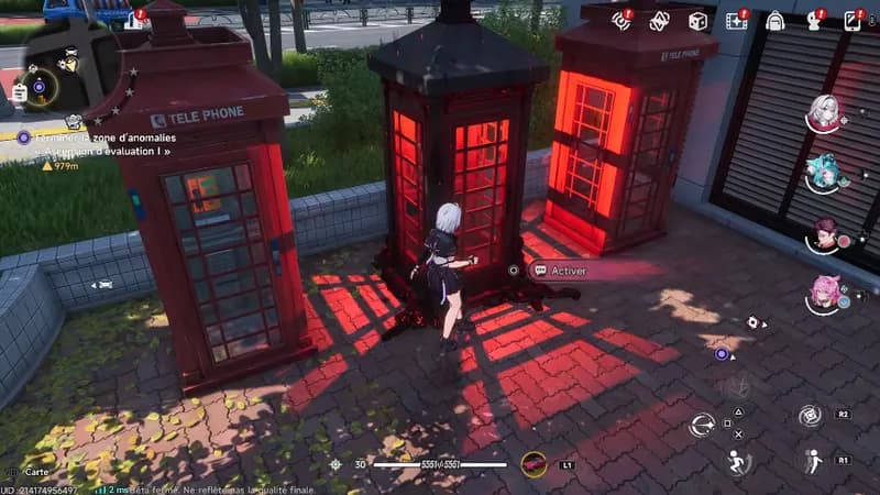 NTE Phone Booths fast travel points, 50 XP each