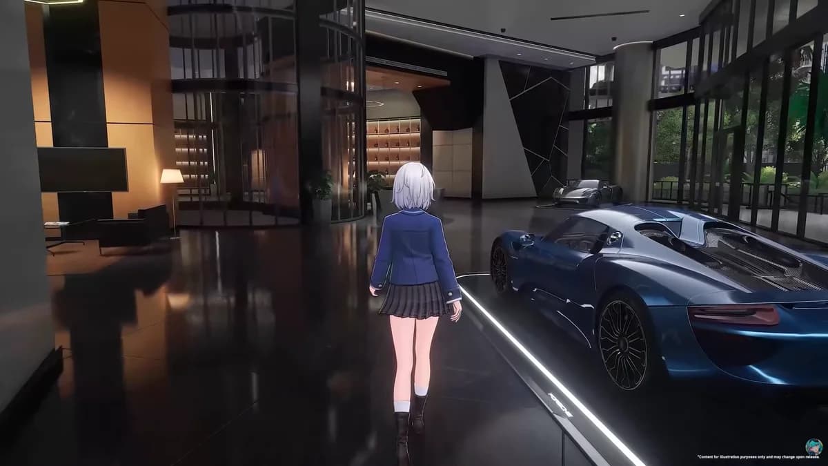 Loja de colaboração NTE Porsche no jogo — Colaboração de veículos Neverness to Everness