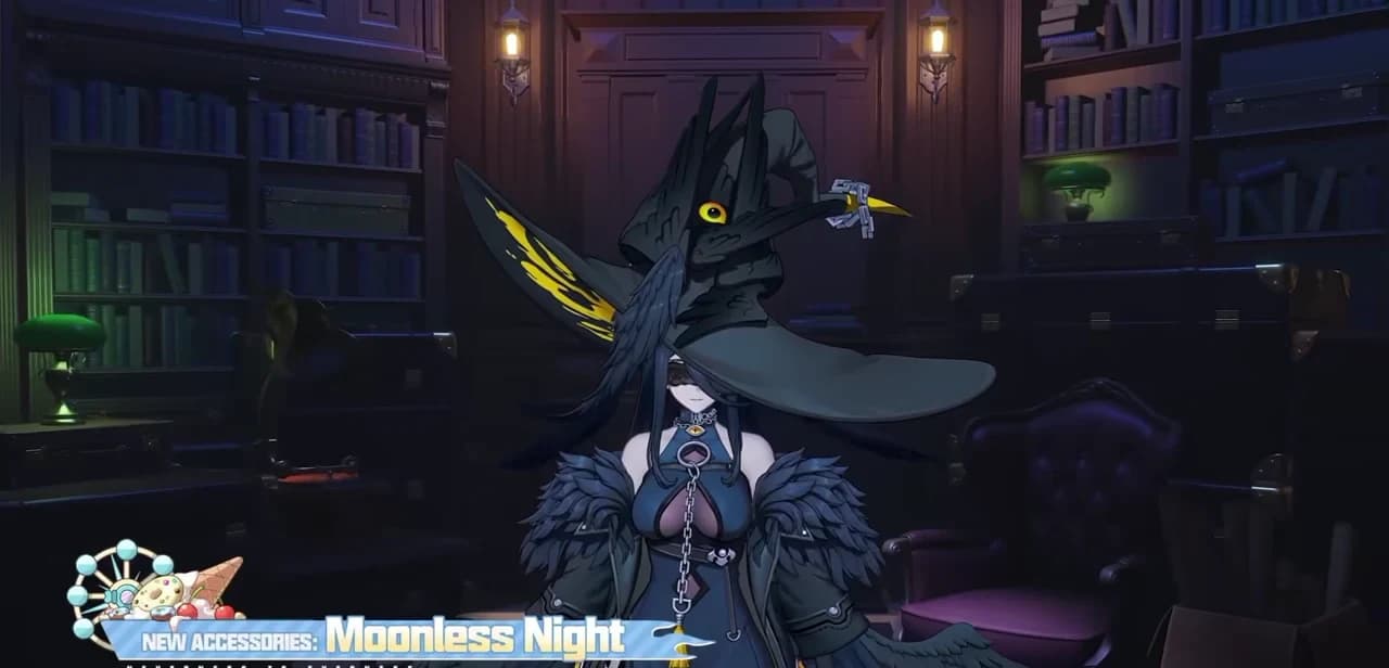 The Moonless Night accessory shown on Blackbird in NTE 1.4