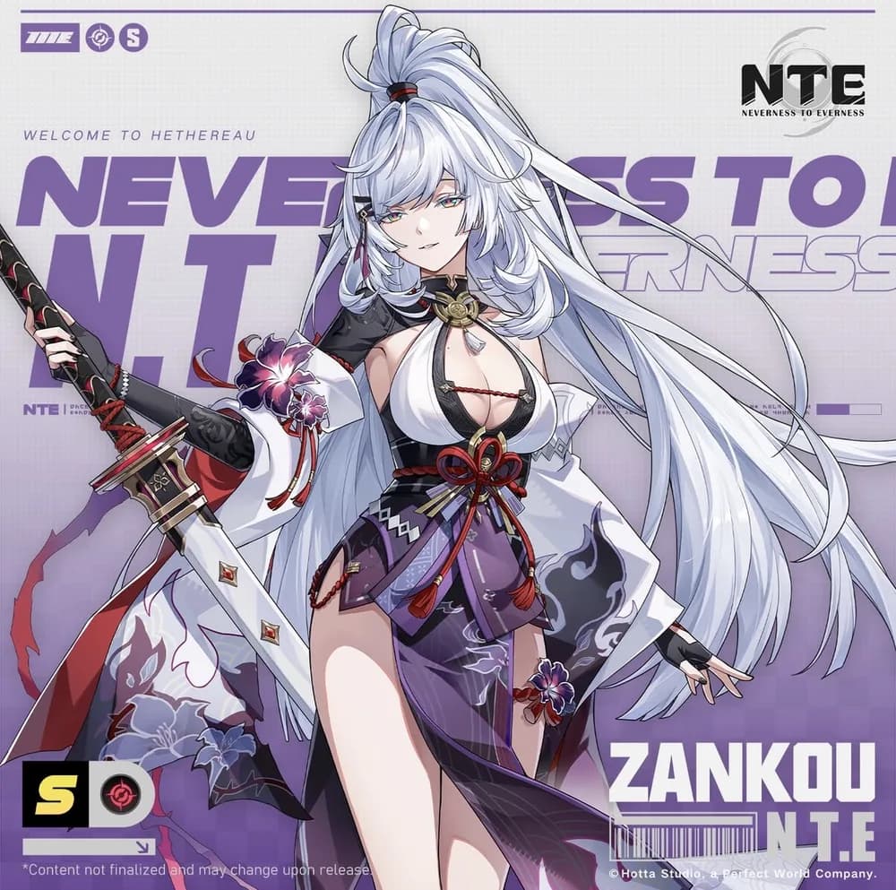 Zankou, S-Rank Incantation character arriving in NTE Version 1.3