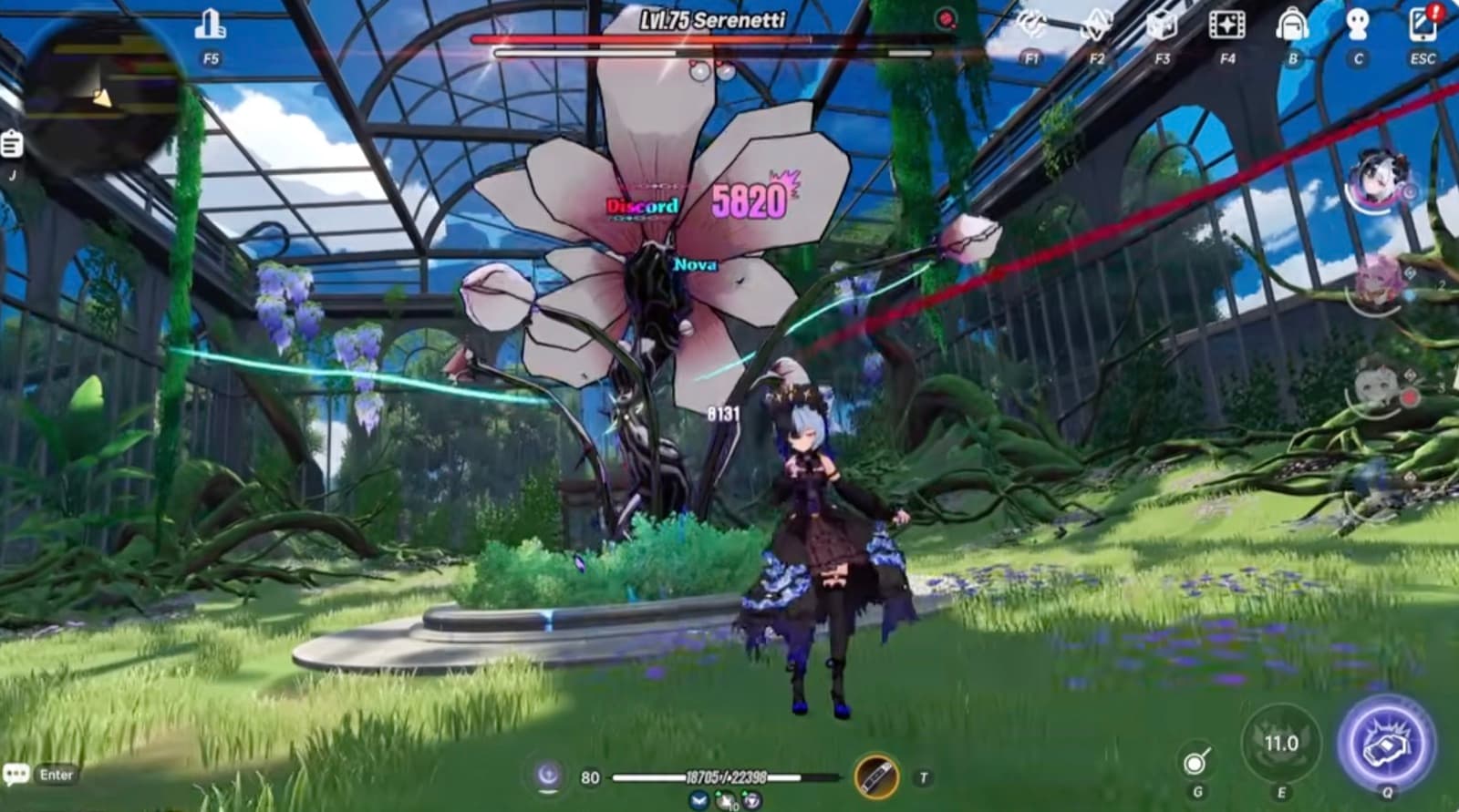 Discord triggering off Scorch and Nova in NTE