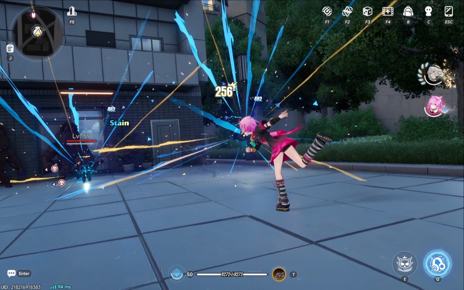 Stain applied to an enemy in NTE
