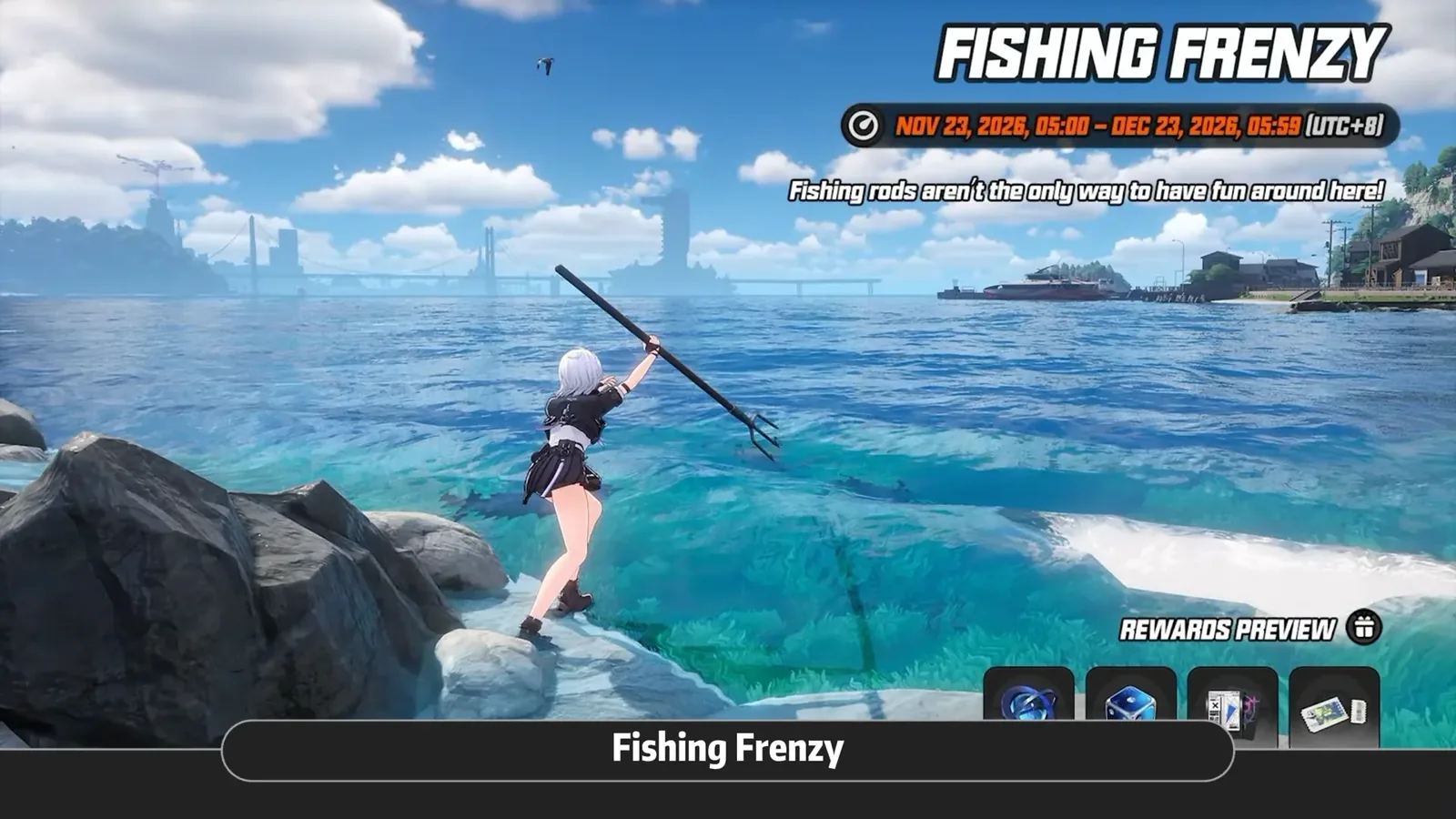 Fishing Frenzy returning in NTE 1.5 from November 23, 2026 05:00 to December 23, 2026 05:59 UTC+8