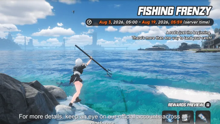Fishing Frenzy — NTE event art | Neverness to Everness