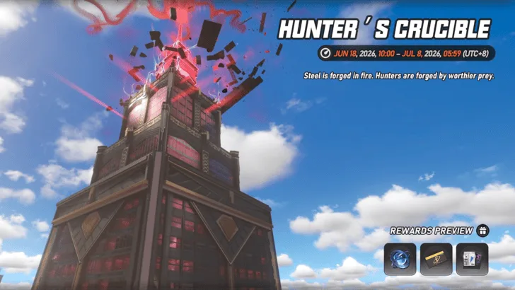 Hunter's Crucible — NTE event art | Neverness to Everness