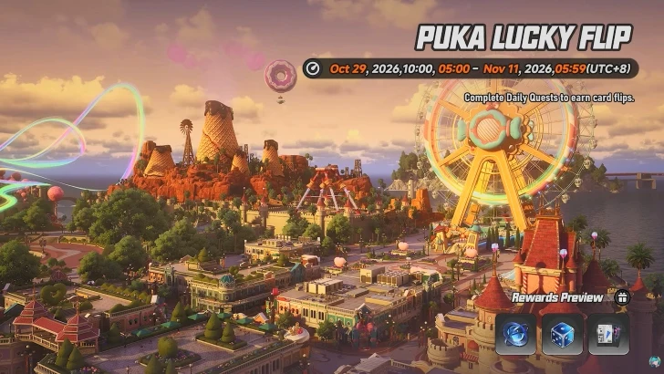 Puka Lucky Flip — NTE event art | Neverness to Everness