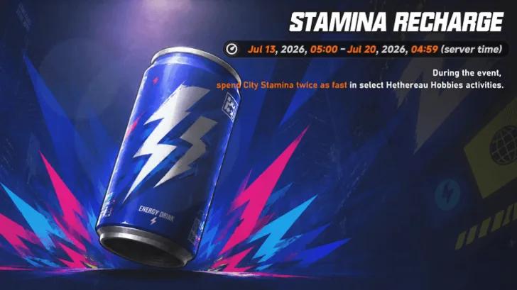 Stamina Recharge — NTE event art | Neverness to Everness