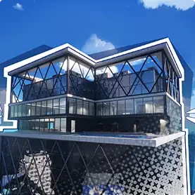 Golden Capital building exterior — NTE property | Neverness to Everness