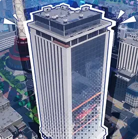 Skyview Halls building exterior — NTE property | Neverness to Everness