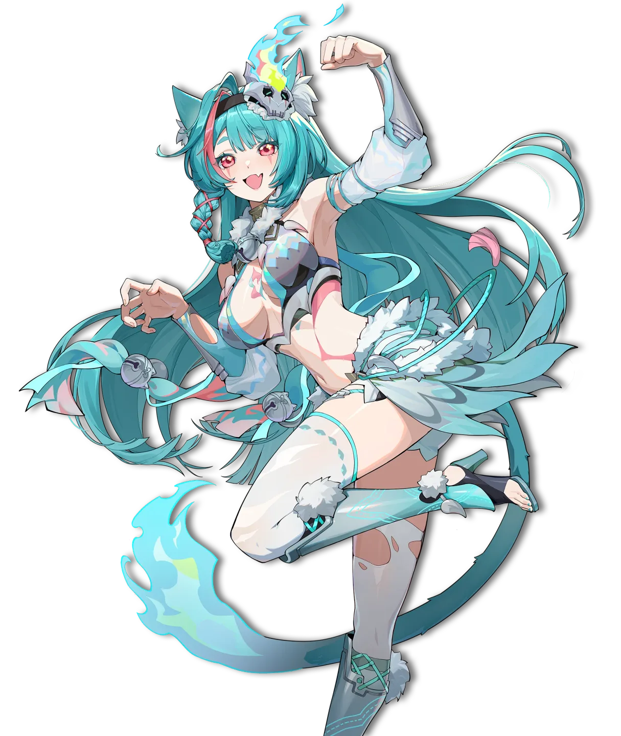 Aurora Flame — NTE character skin (Mint) | Neverness to Everness
