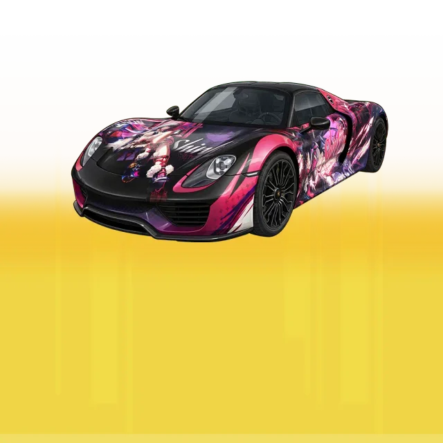 Rose & Violet - Livery — NTE vehicle skin (Porsche 918 Spyder) | Neverness to Everness
