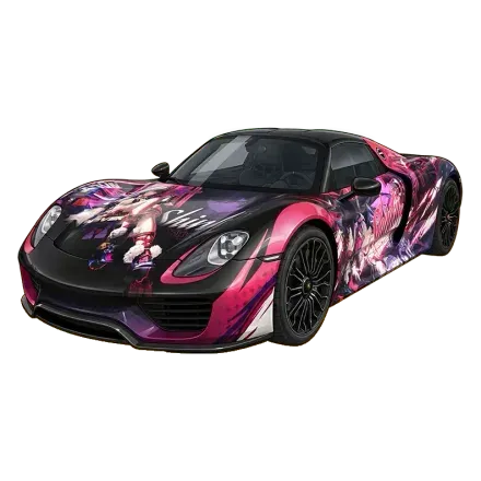 Rose & Violet - Livery — NTE vehicle skin (Porsche 918 Spyder) | Neverness to Everness